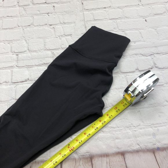 Lululemon Wunder Under Crop High Rise Tight Yoga Leggings Size 4 Black B202 -1 - Picture 5 of 15